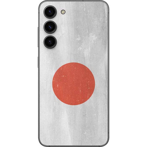 Japanese Flag Distressed Galaxy S23 Plus Skin